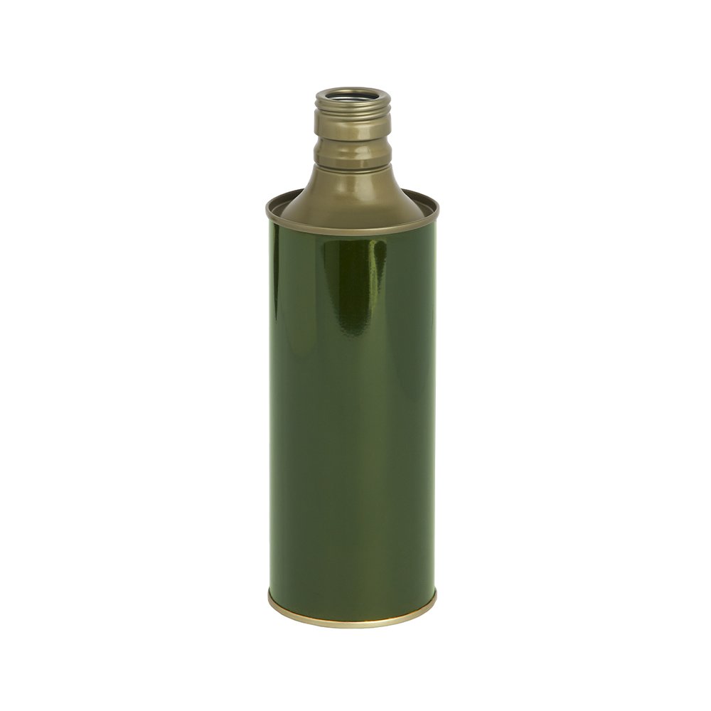 Bottiglia cilindrica 500ml - Grafica verde