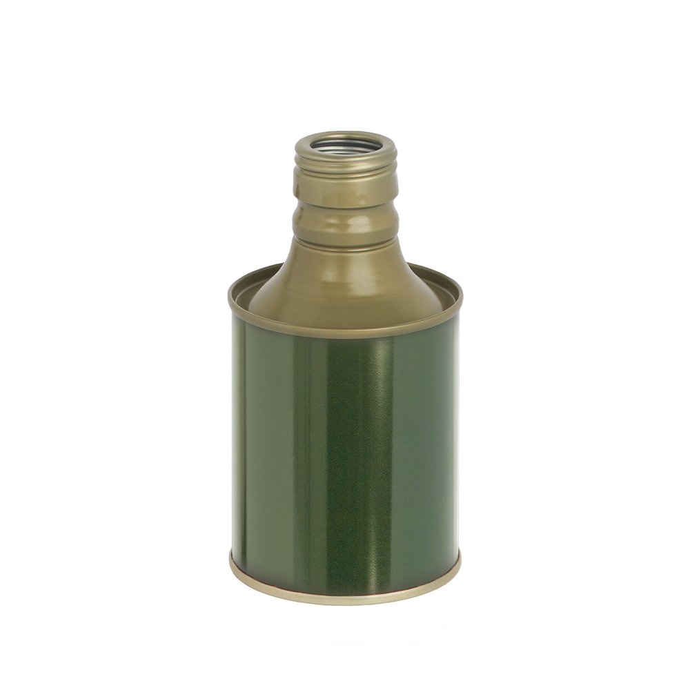 Bottiglia cilindrica 250ml - Grafica verde