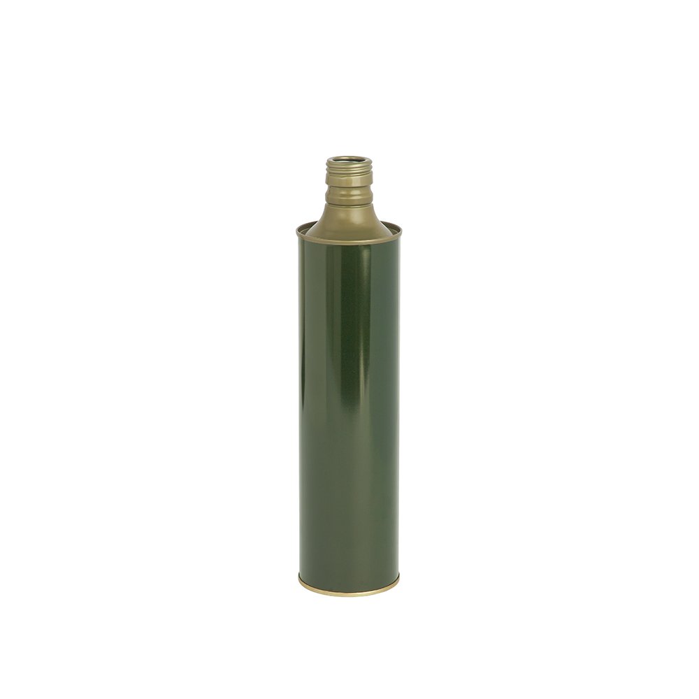 Bottiglia cilindrica 750ml - Grafica verde
